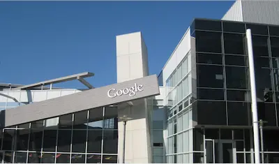 photo of the googleplex HQ of google in mountain view, california