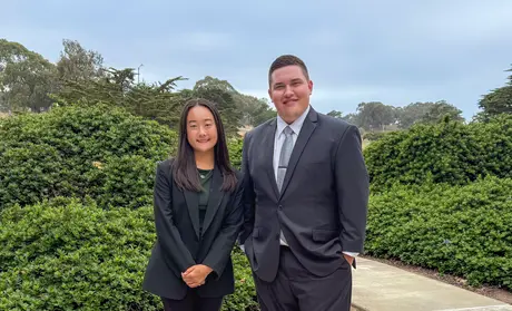 Rylee Jue and Mitchell Provencher - Photo by Walter Ryce