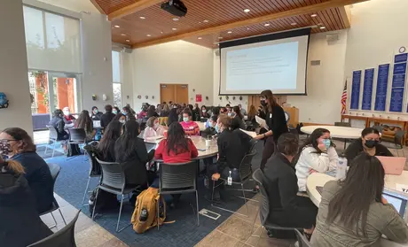 Students at the Fall Research Competition 2021