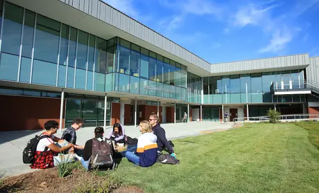 Students at CAHSS RND Amphitheater