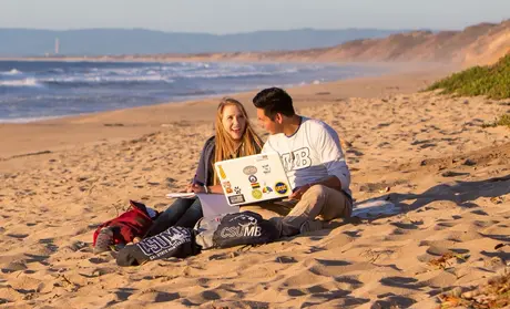 Scenic study sessions can take place every day for students at CSUMB, the closest CSU campus to the beach.