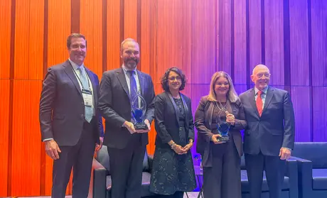 Vanya at ACE award ceremony