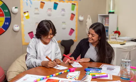 Angie Reyes-Ortiz, service learning