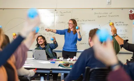 Math classroom