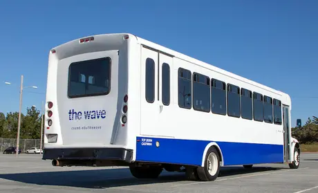 Photo: the wave shuttle bus