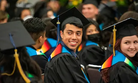 Photo: Graduates at Latinx affinity celebration