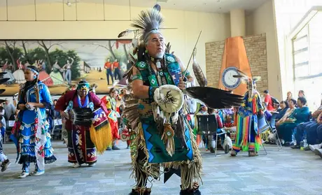 Photo: Native American dancers