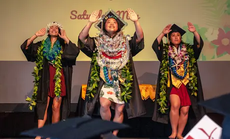Photo: API dance during the Affinity graduation celebration