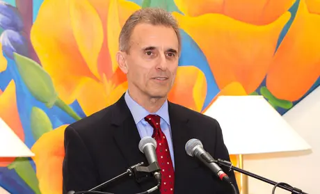 Photo of President Ochoa speaking