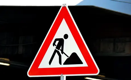 Construction sign
