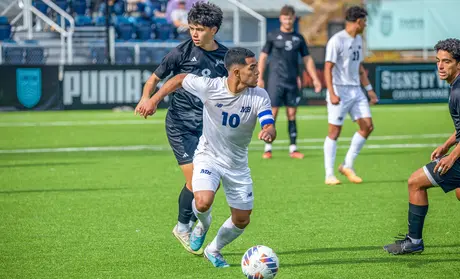 Miguel Guerrero playing soccer
