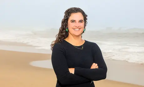 Caroline Rodriguez at Marina State Beach | Photo by Brent Dundore-Arias