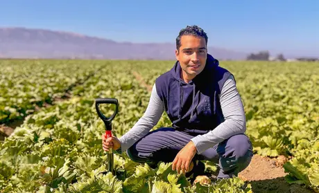 J.P. Dundore-Arias lettuce field