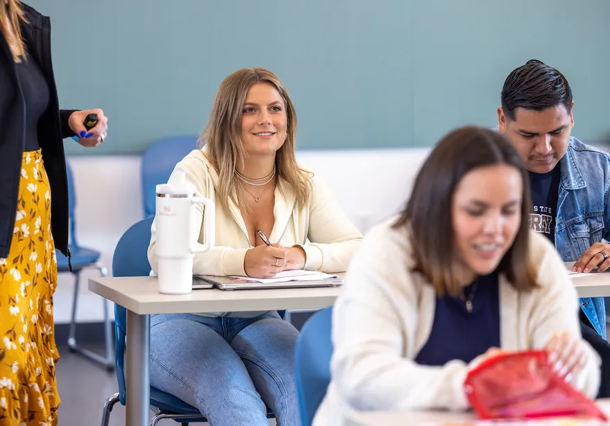 students in classroom