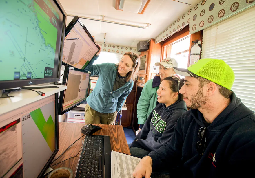 Seafloor mapping instruction